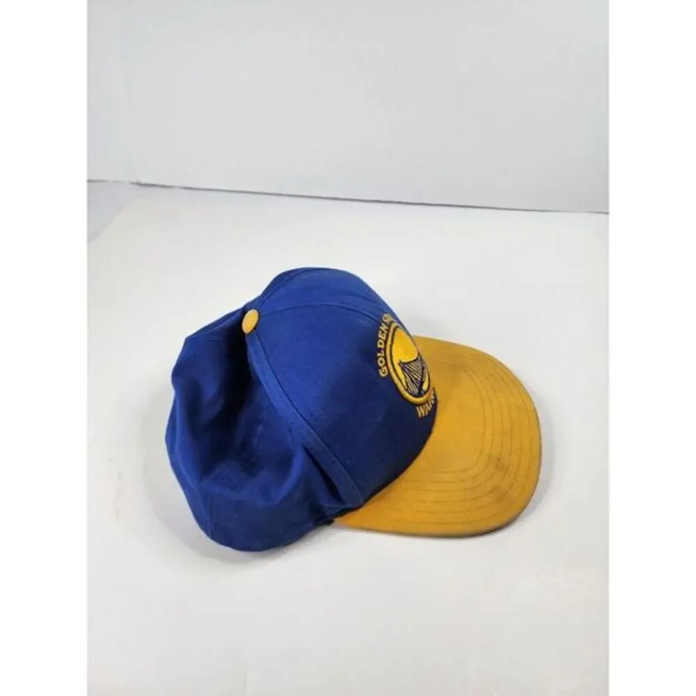 Youth Golden State Warriors Snapback Hat‎ Cap Boy Girl NBA Adidas Blue Yellow